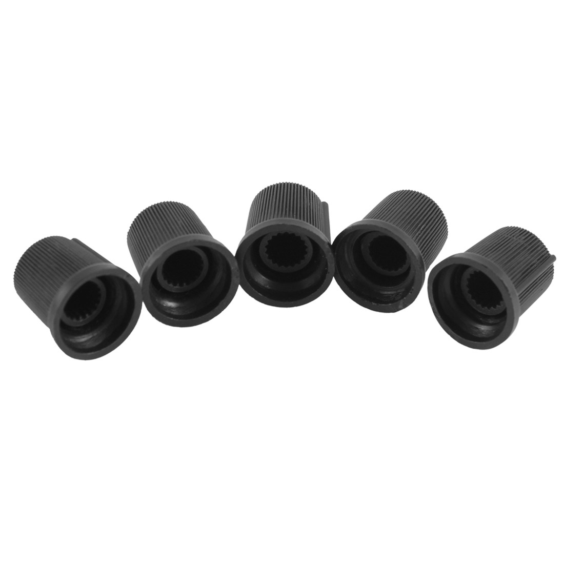 75 Pack Volume Control Rotary Knobs for 6mm Dia Knurled Shaft Potentiometer