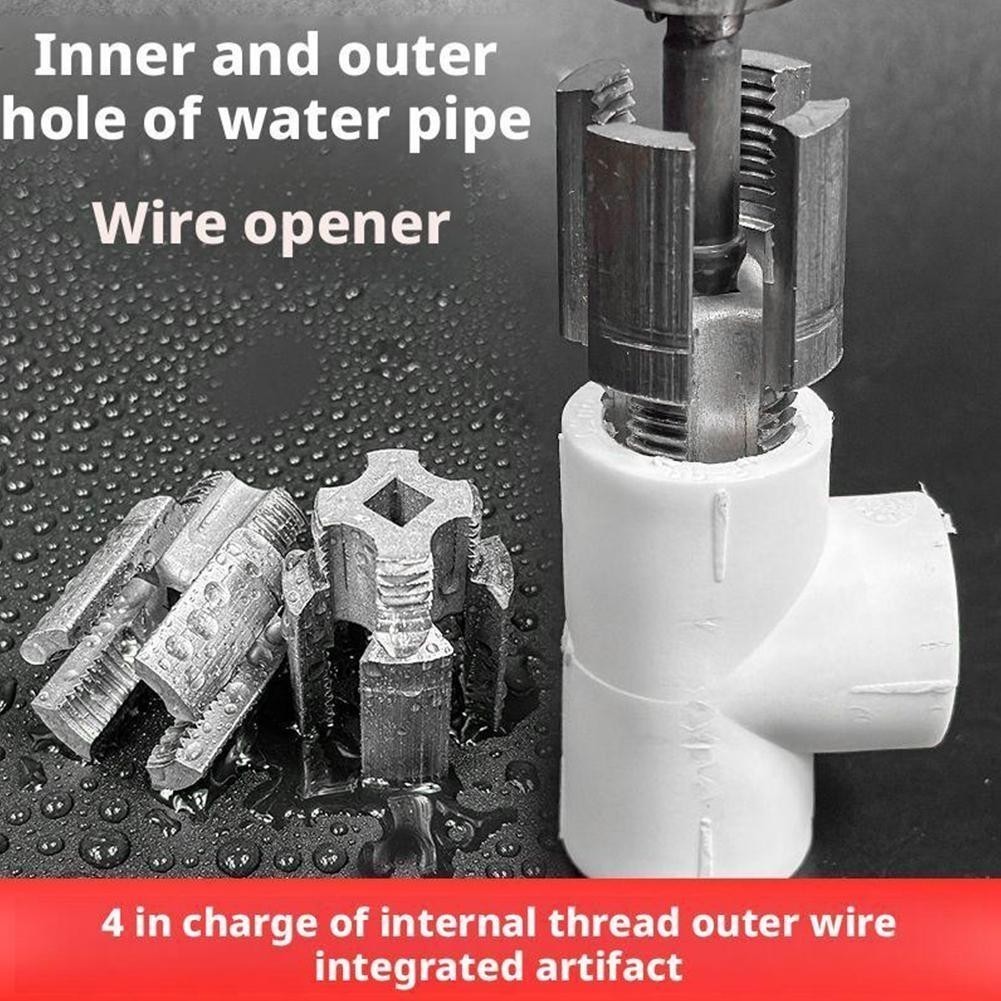Integrated Internal & External Pipe Threading Tool,PVC Pipe Thread Cutting Tool