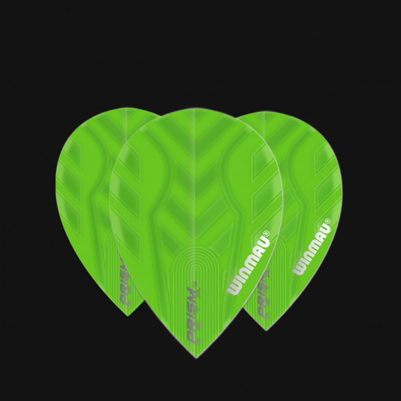 Winmau Prism Zeta Green 601 Pear Dart Flights
