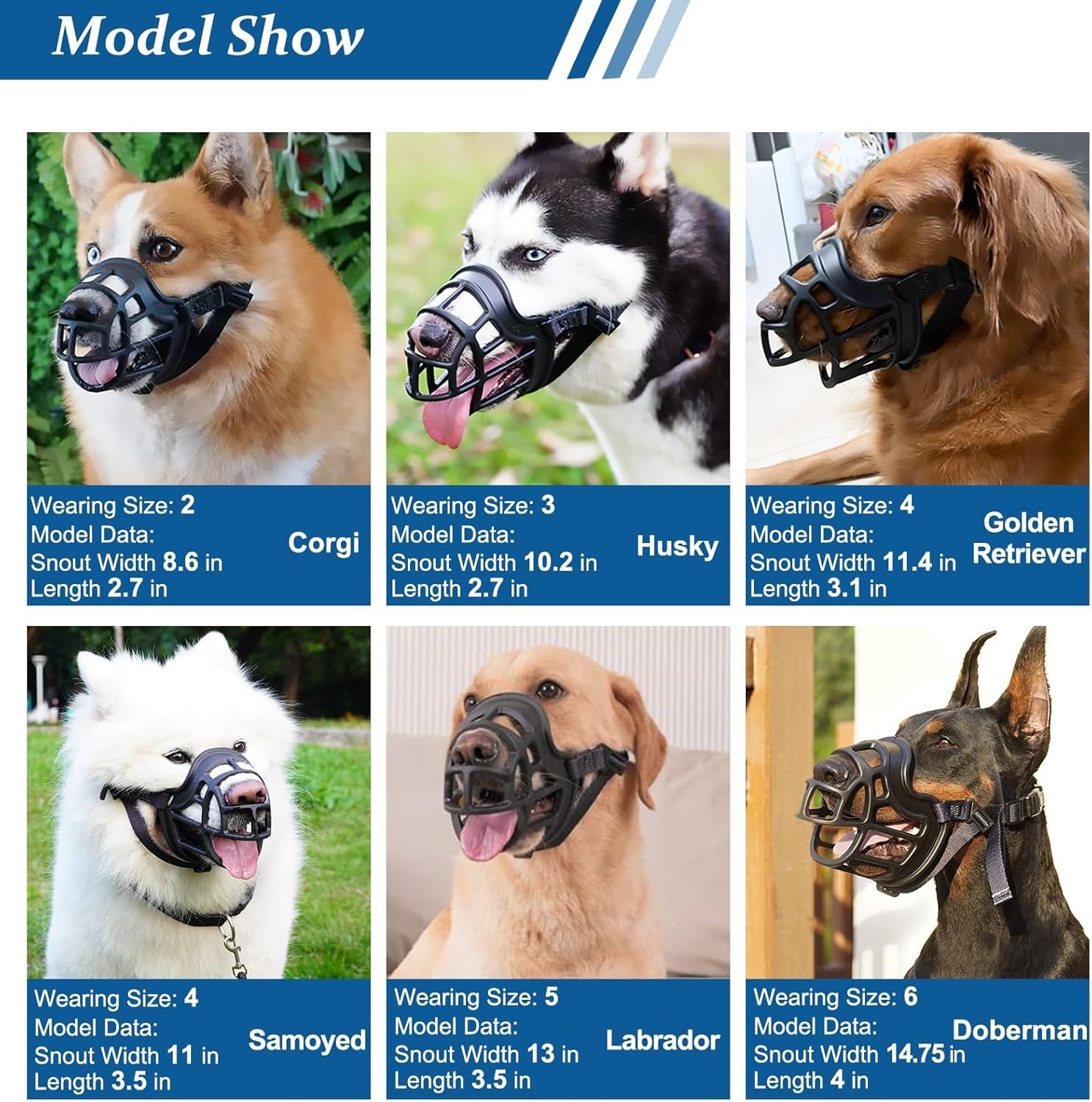 Malleable Silicone Dog Muzzle - Lightweight, Safe for Grooming & Training