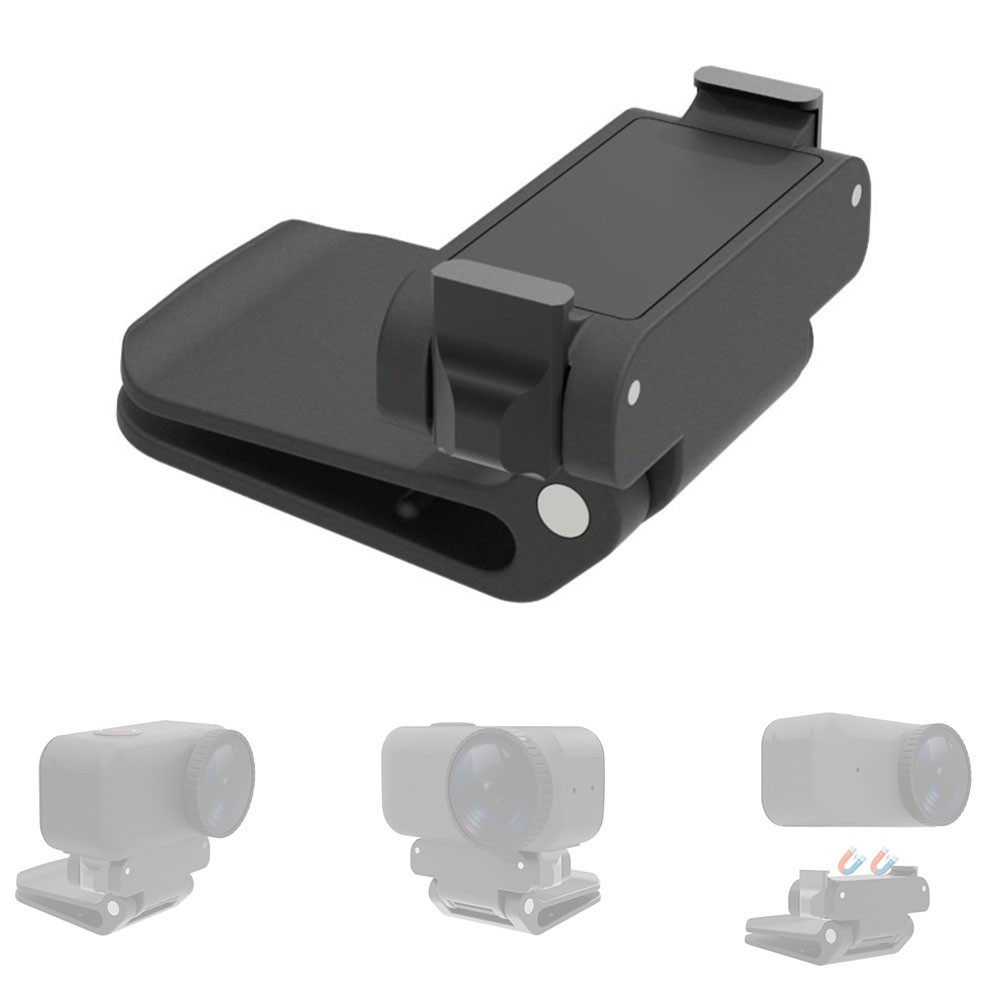 Adjustable Magnetic Hat Clip Designed for DJI OSMONANO Quick Release and Use