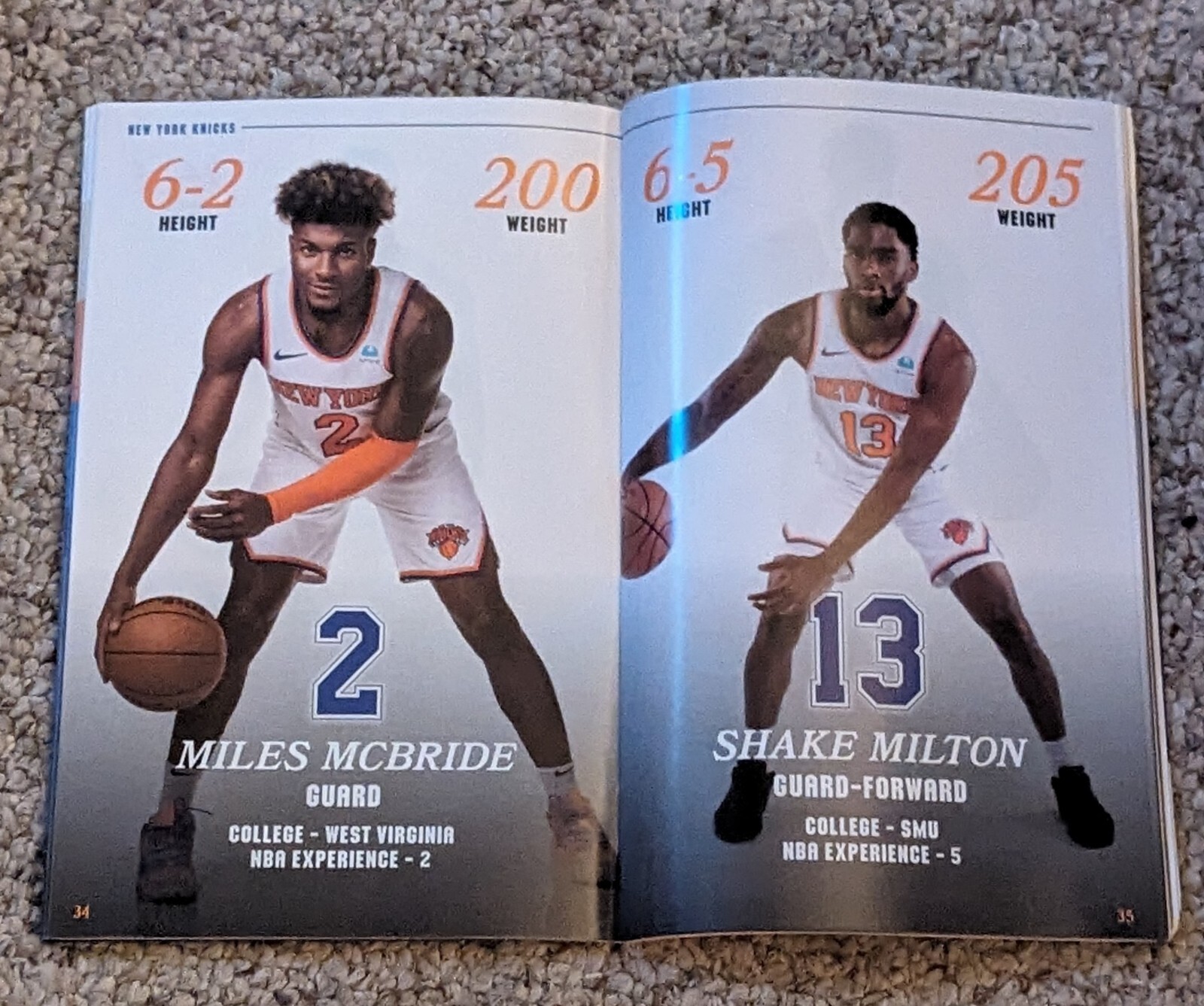 NY Knicks Official 2024 PLAYOFFES Game Program