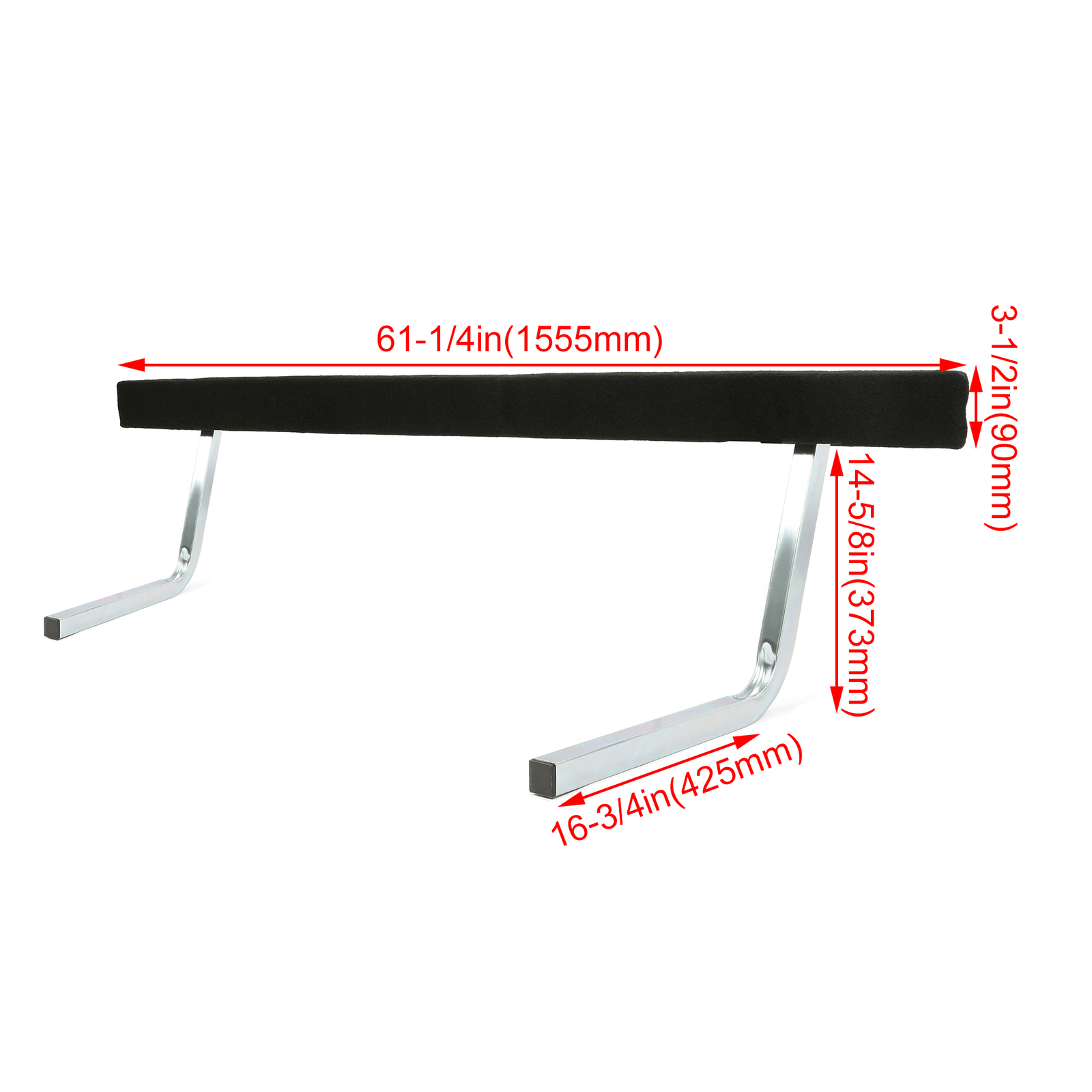 Boat Trailer Bunk Board Guide-On 5' Feet Rail Makes Loading Boat w/Brackets Kit