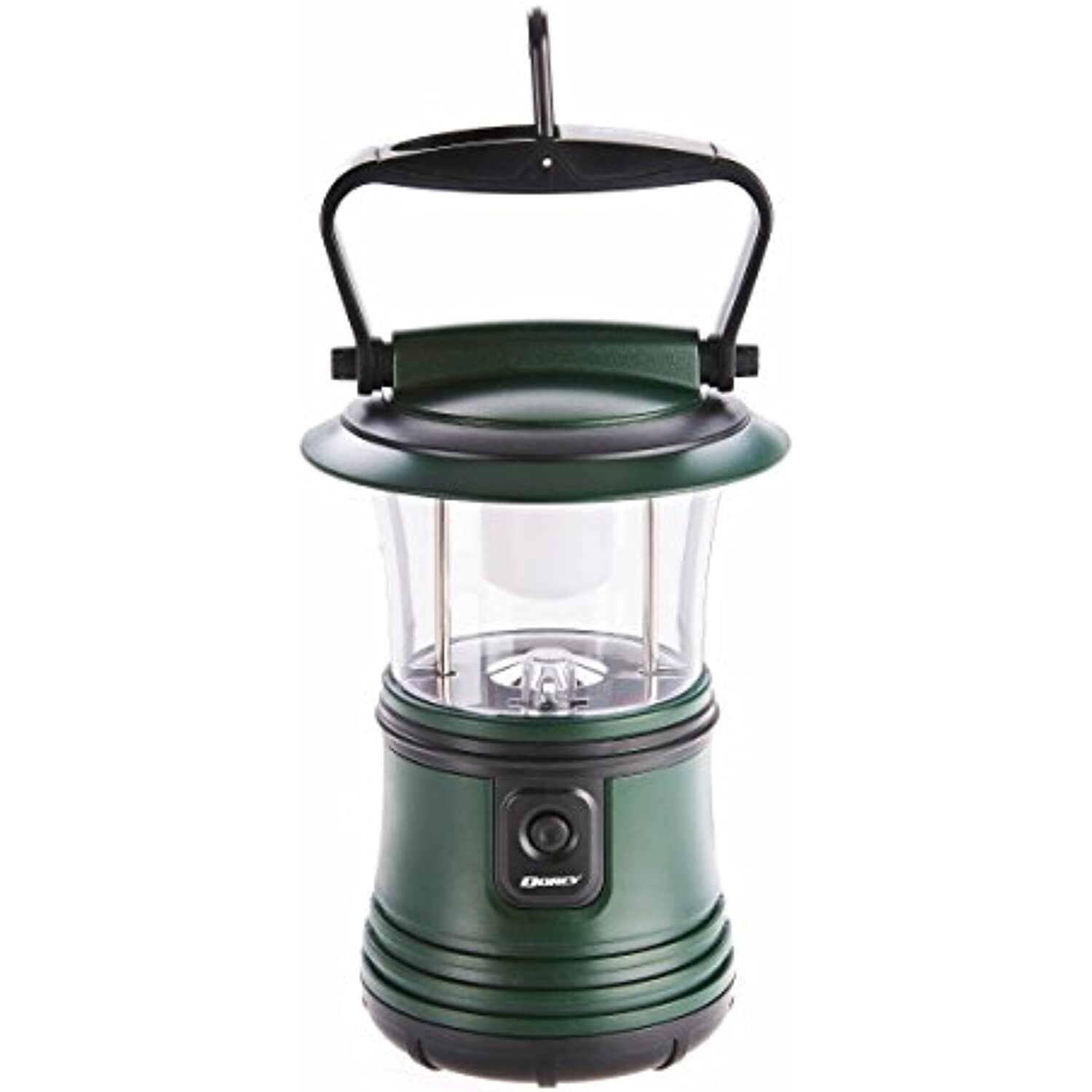 Dorcy 200 Lumen Rugged Camping Lantern with Amber Night Light Mode , Green ,