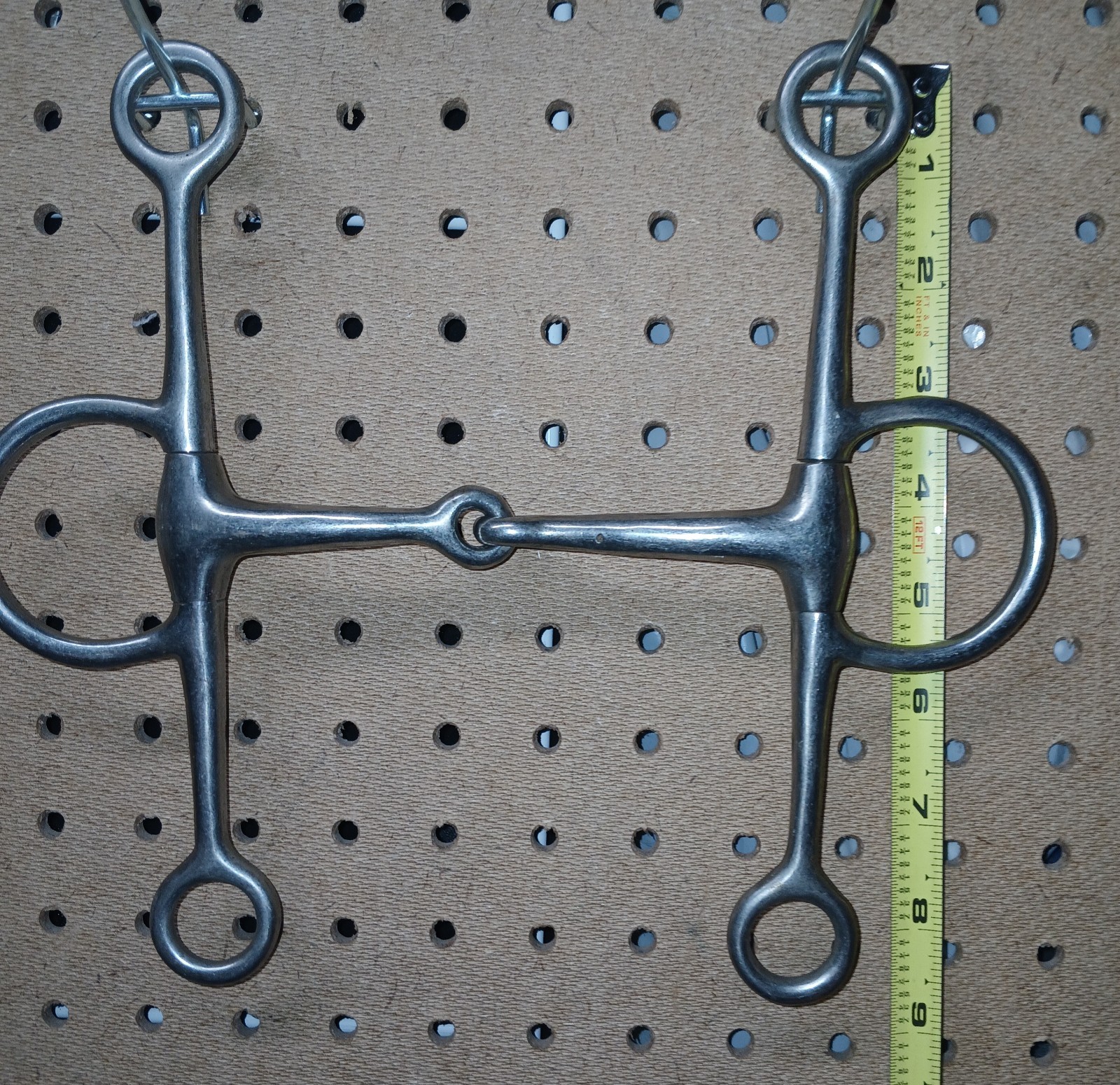 used 5” English 3 Piece  Elevator Lifter gag long shank ,polo,Snaffle bit
