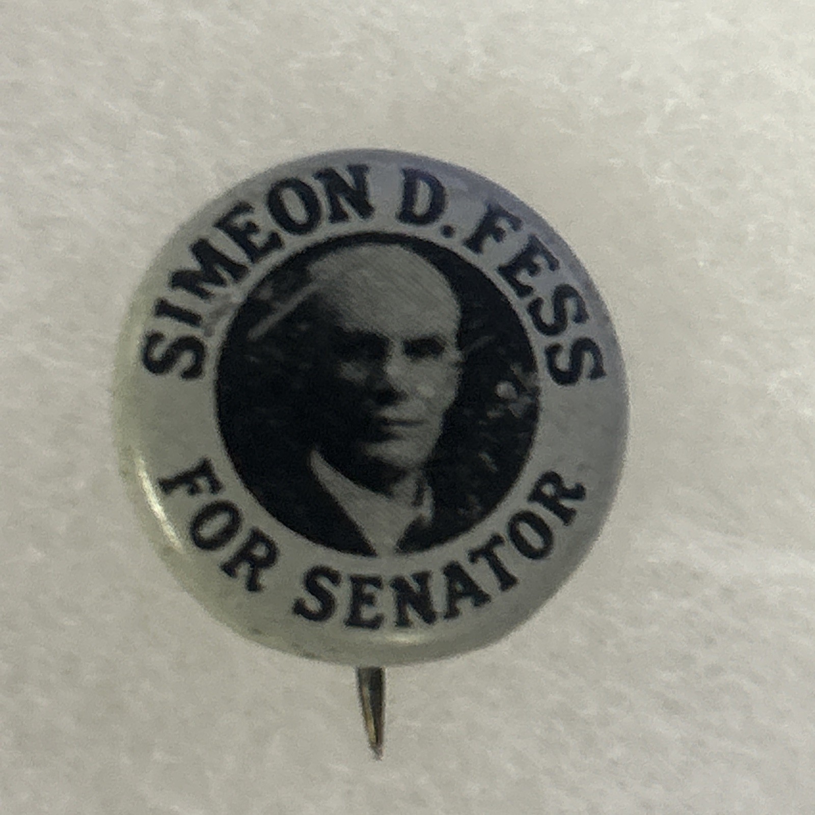 Simon Fess For Senator Ohio  5/8” pinback button pin