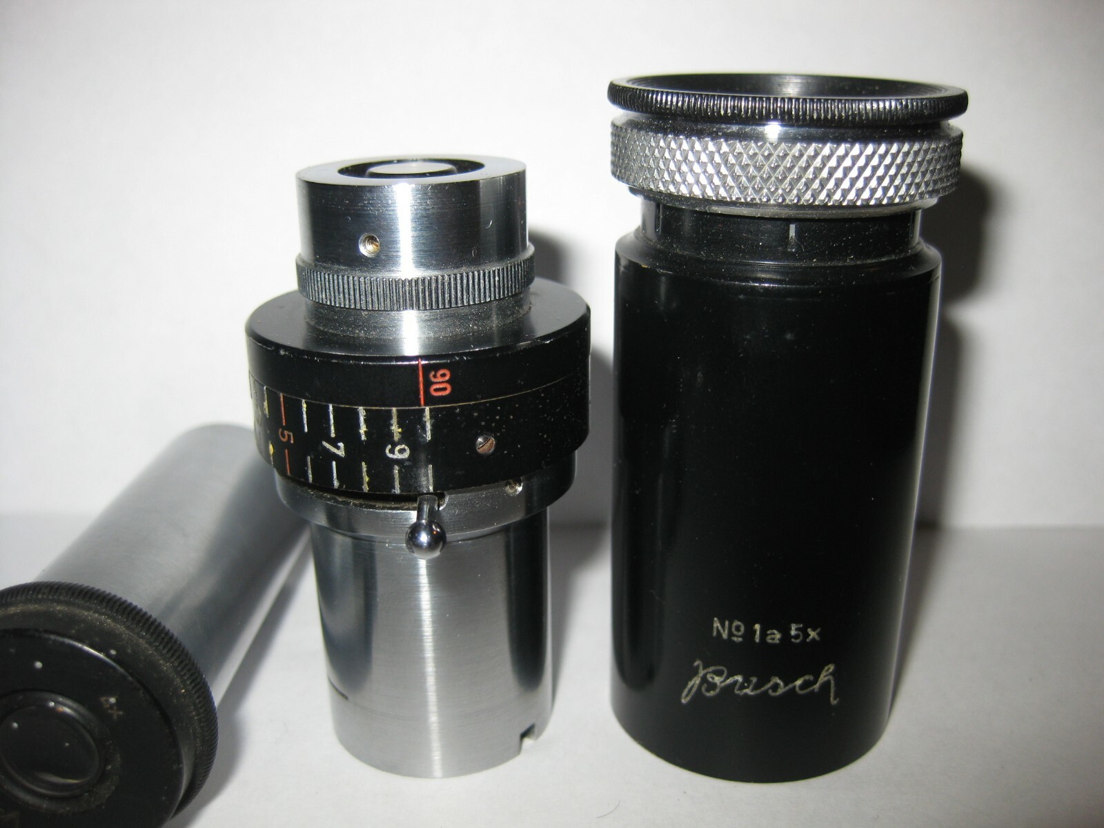 III, Antique Busch Rathenow Metaphot 1900-1930 Microscope Accessories 3 Special.