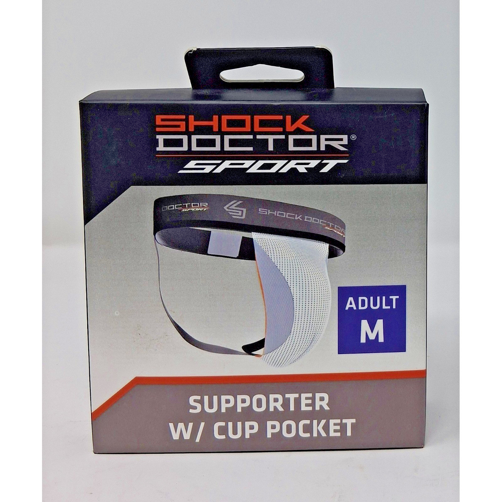 Shock Doctor Sport Athletic Supporter with Cup Pocket Adult Med SDS9064090002-M
