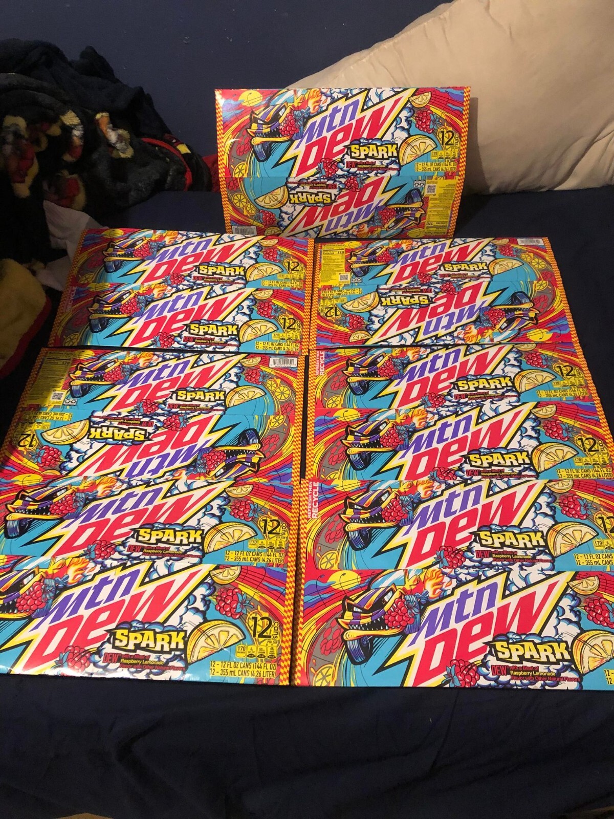 EMPTY 2024 MOUNTAIN DEW Mtn Dew: Spark 12 pk Box Decoration DIY Display