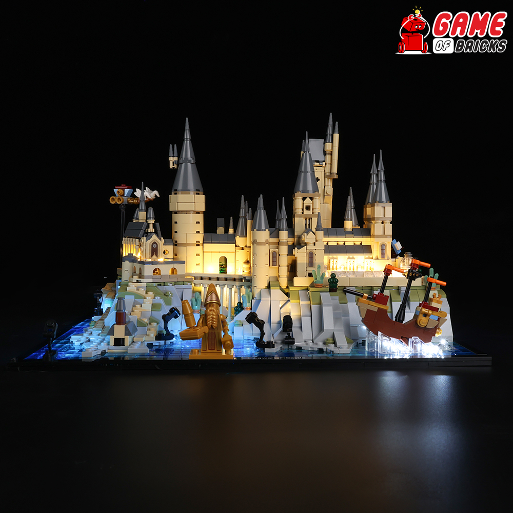 Light Kit for Hogwarts Castle and Grounds Compatible with LEGO® 76419 (Classic)