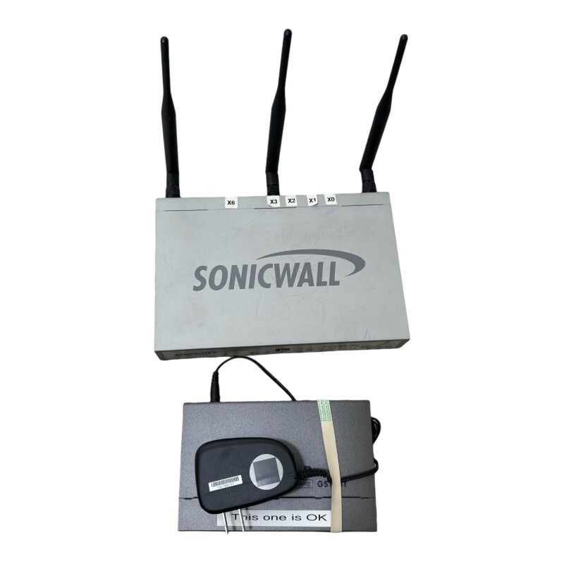 Sonicwall TZ215 7 Port No Power Source And Netgear Prosafe 8-Port Gigabit