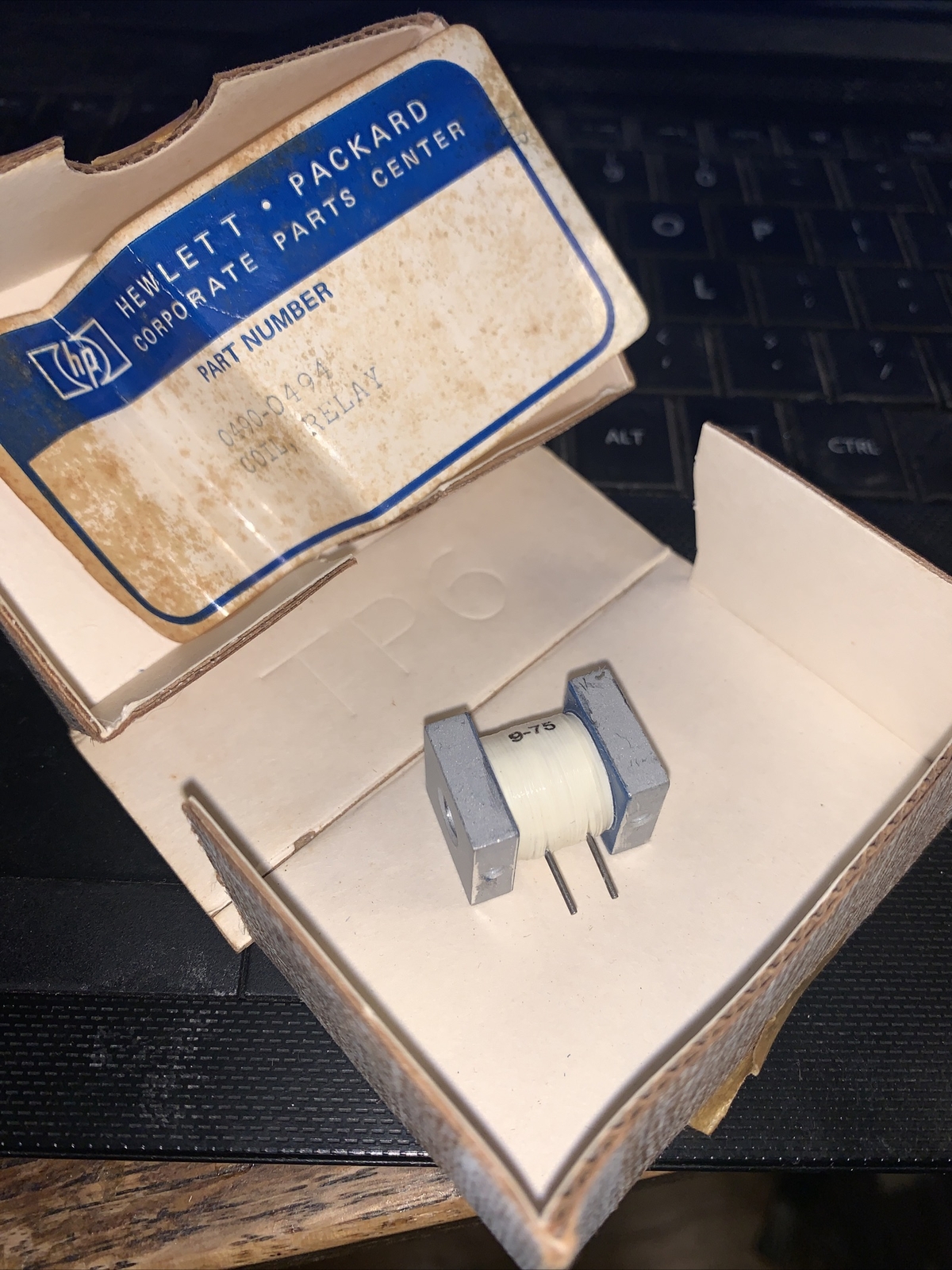 HP 0490-0494 Relay Coil NEW old stock vintage part fast free shipping