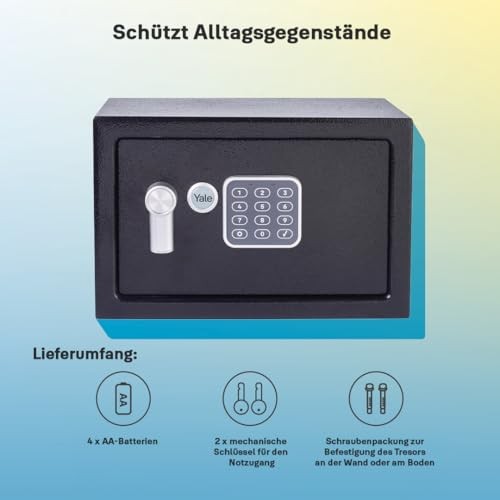 ale YSV/200/DB2 value safe, digital keypad, LED illuminated indicators,