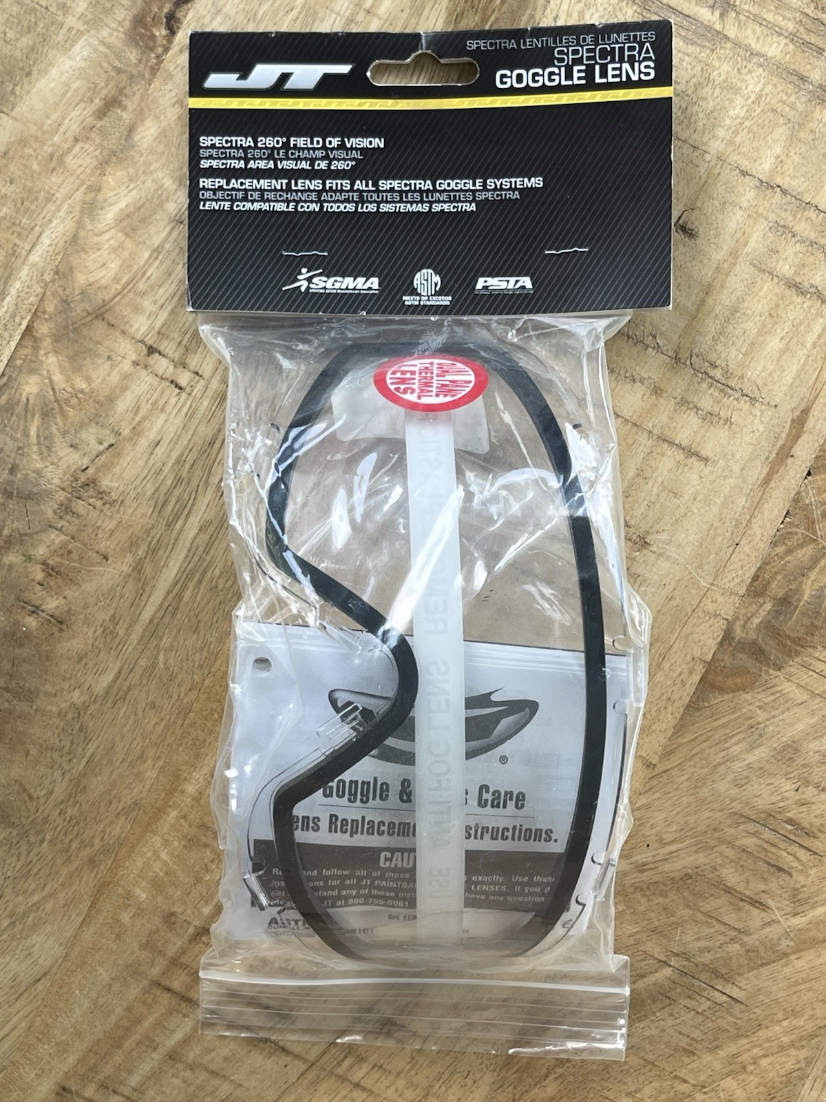 JT Spectra - ProFlex - Flex Thermal Clear C3 Replacement Lens Paintball Goggles