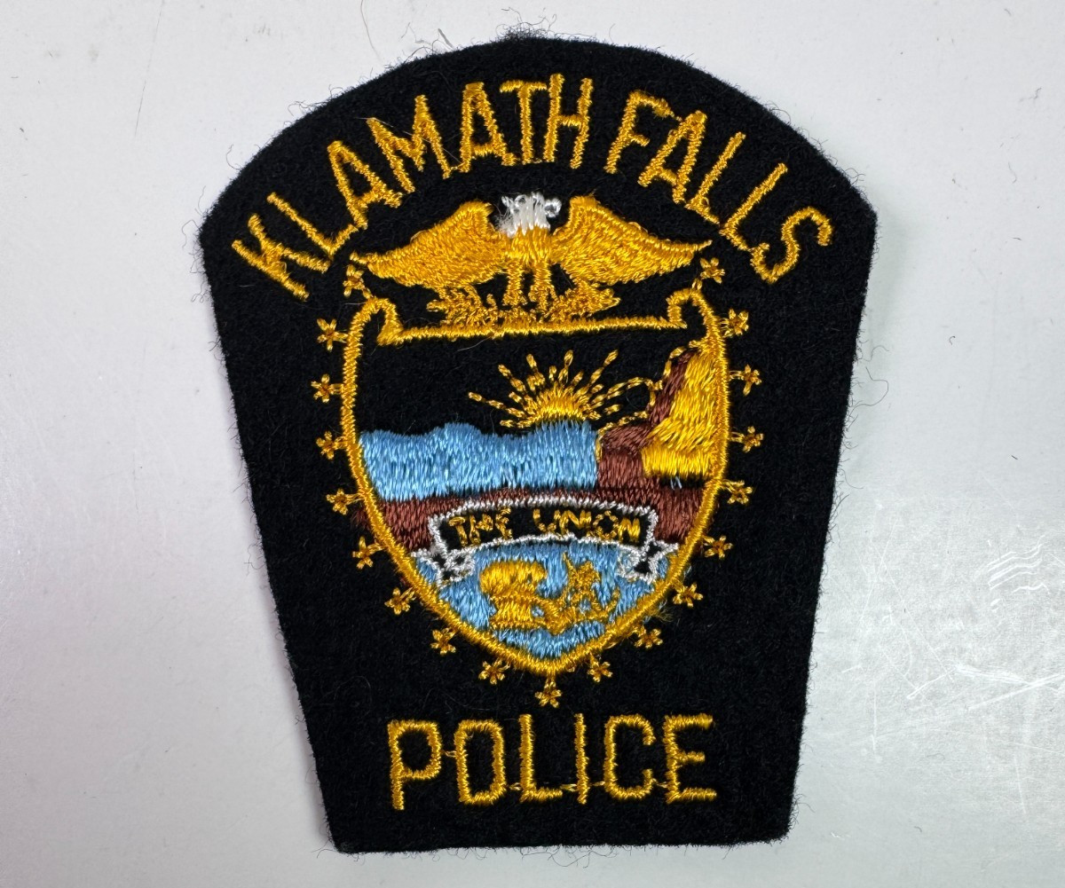 Klamath Falls Police Oregon Felt 3" Patch CC7