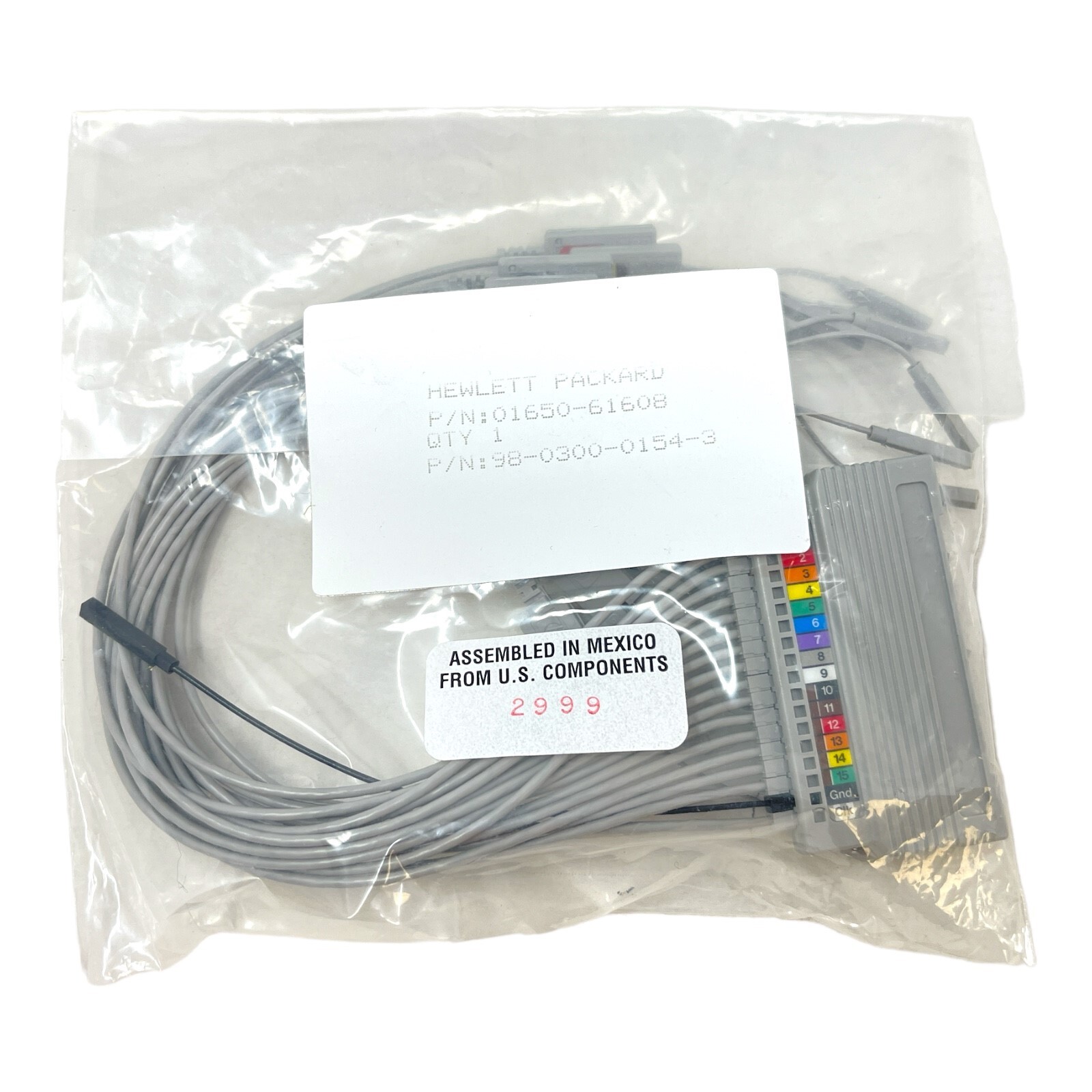 HP P/N 01650-61608 / P/N 98-0300-0154-3 DIFFERENTIAL PROBE ADAPTER NEW NOS