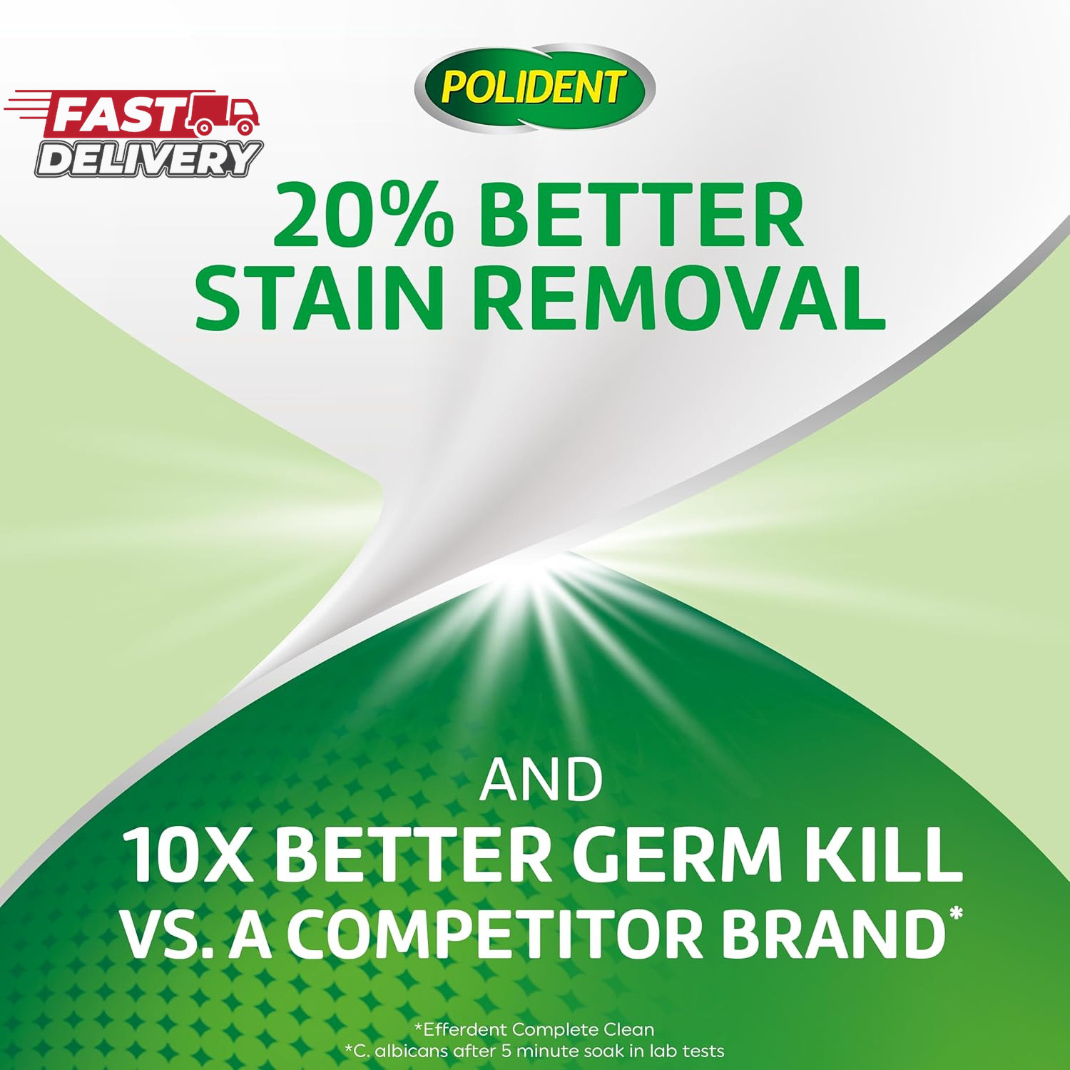 Polident 3 Minute Denture Cleanser Tablets - 120 Count