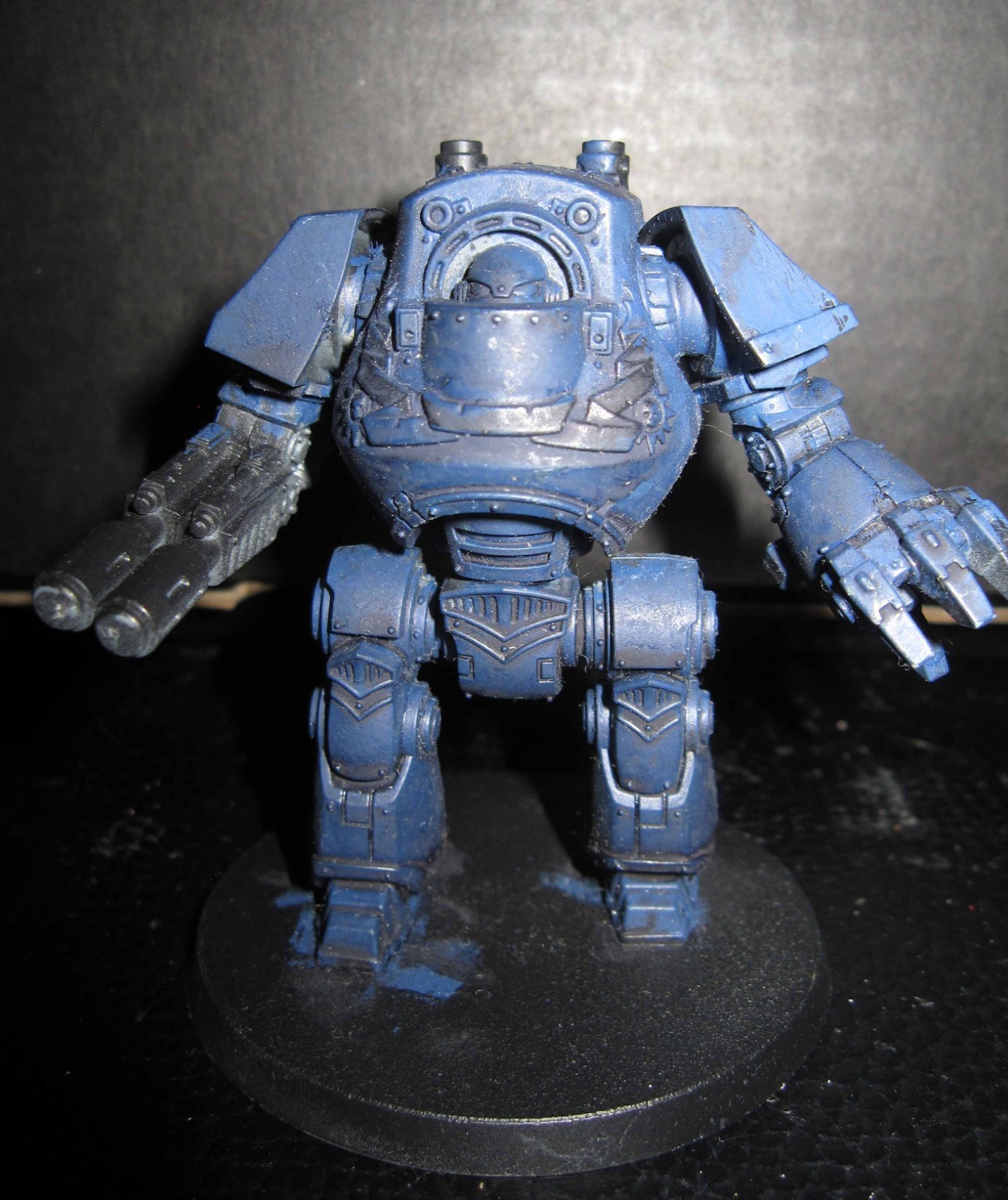 30K Horus Heresy Contemptor Dreadnought plastic semi-painted