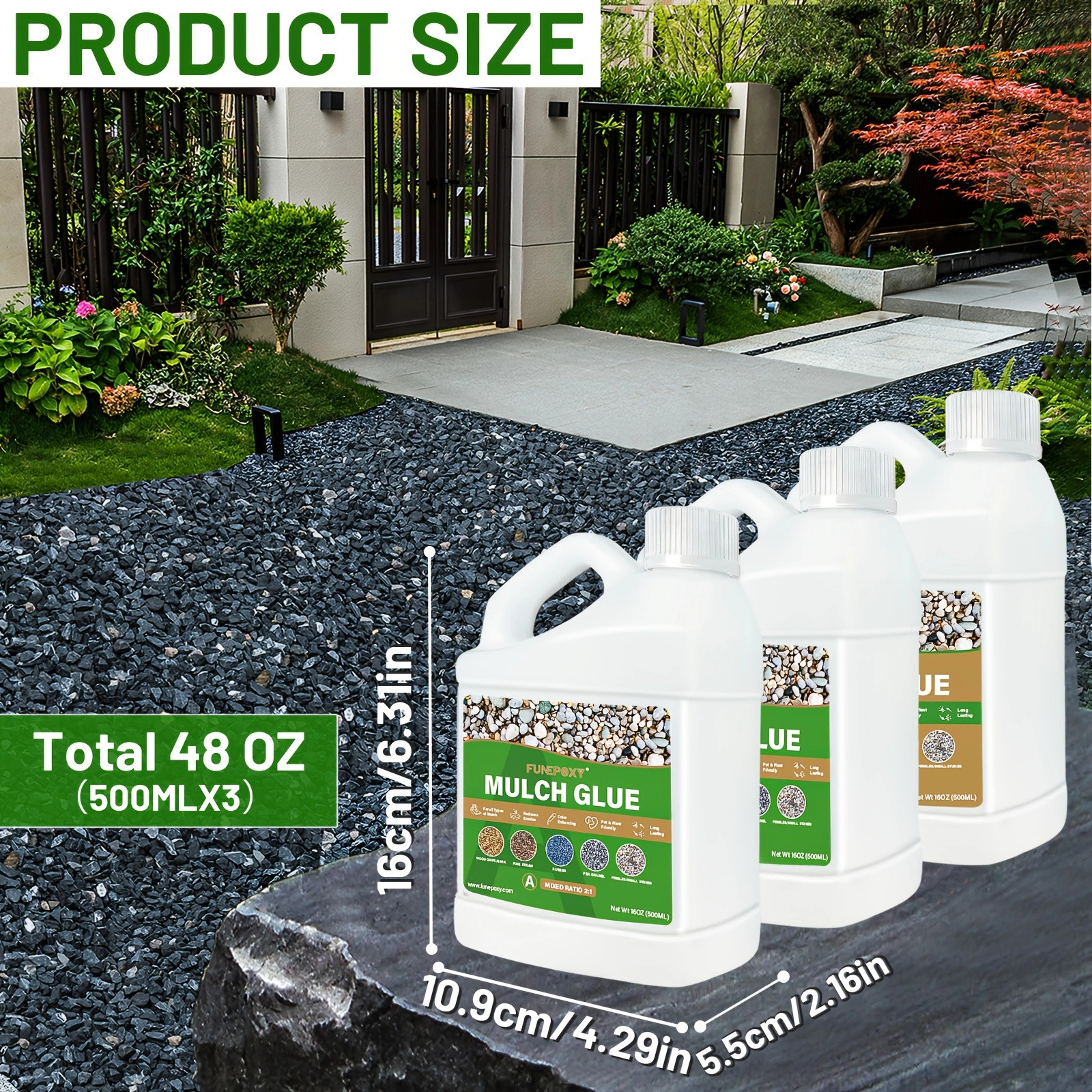 48OZ/1.5Gallon horticultural covering adhesive