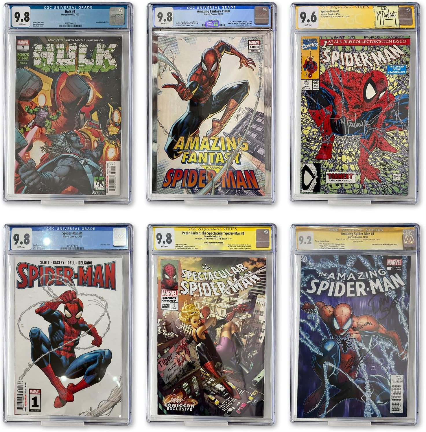 12-Pack Transparent Floating Shelves for Comic Book Display and Wall Mounting
