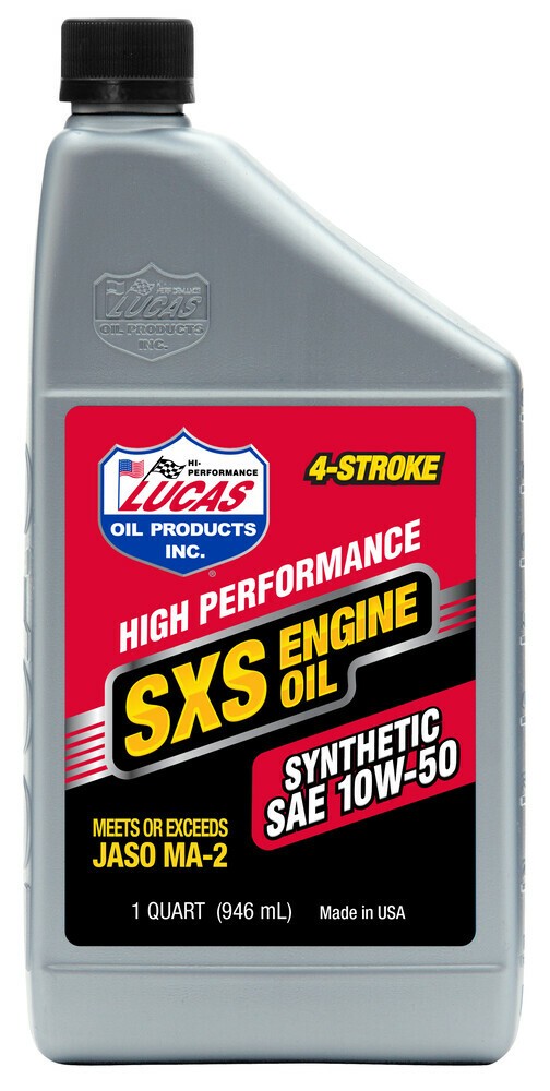 Sxs Synthetic Oil 10w50 4t 1 Qt Fits (6/Case Sold Ea)