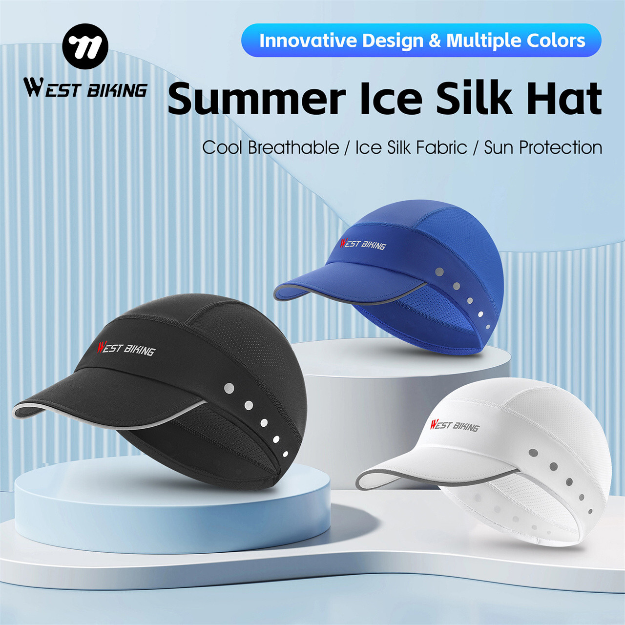 WEST BIKING Cycling Cap Under Helmet Cycling Run Hat Bicycle Hiking Cap Hat
