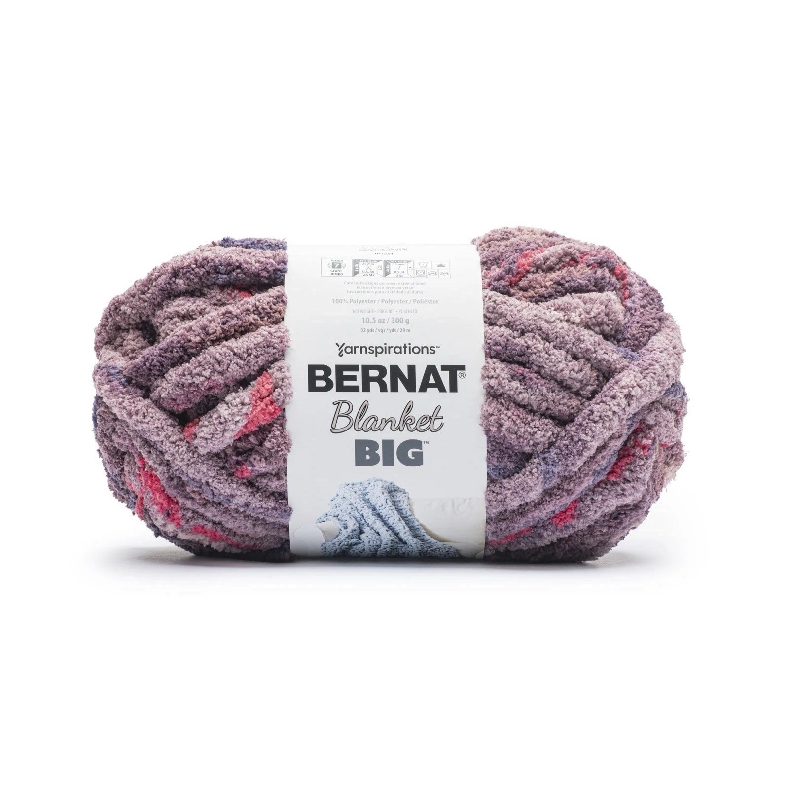 Bernat Blanket Big Yarn | “Thistle Splash” | Jumbo 7 | DISCONTINUED | NEW