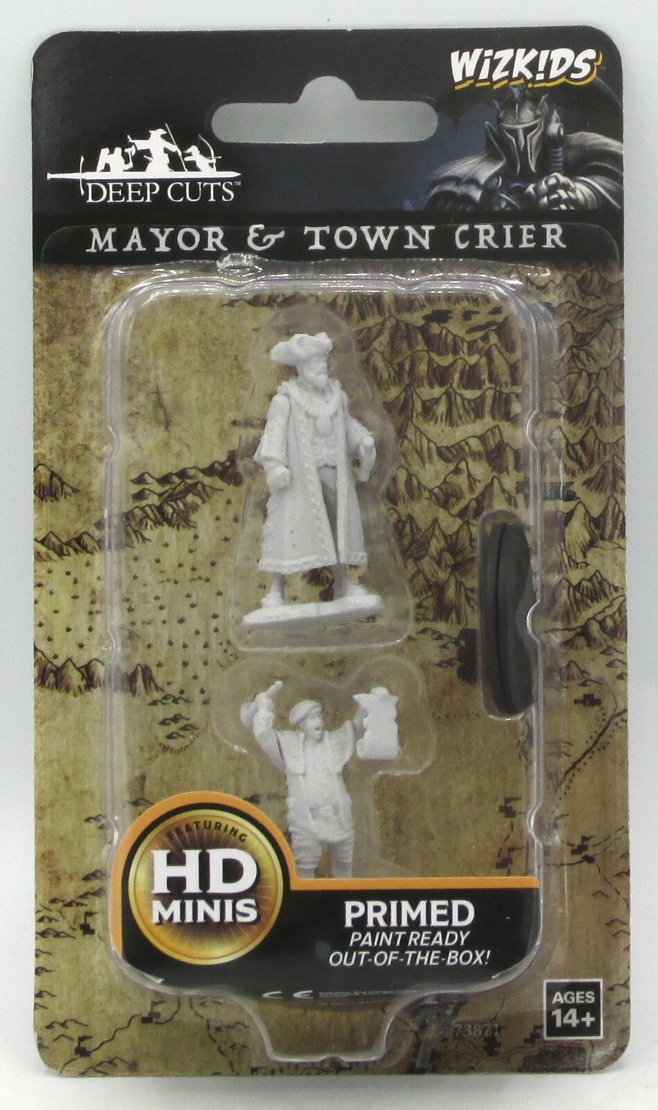 WizKids 73871 Mayor & Town Crier (Deep Cuts) Civilians Townsfolk Miniatures