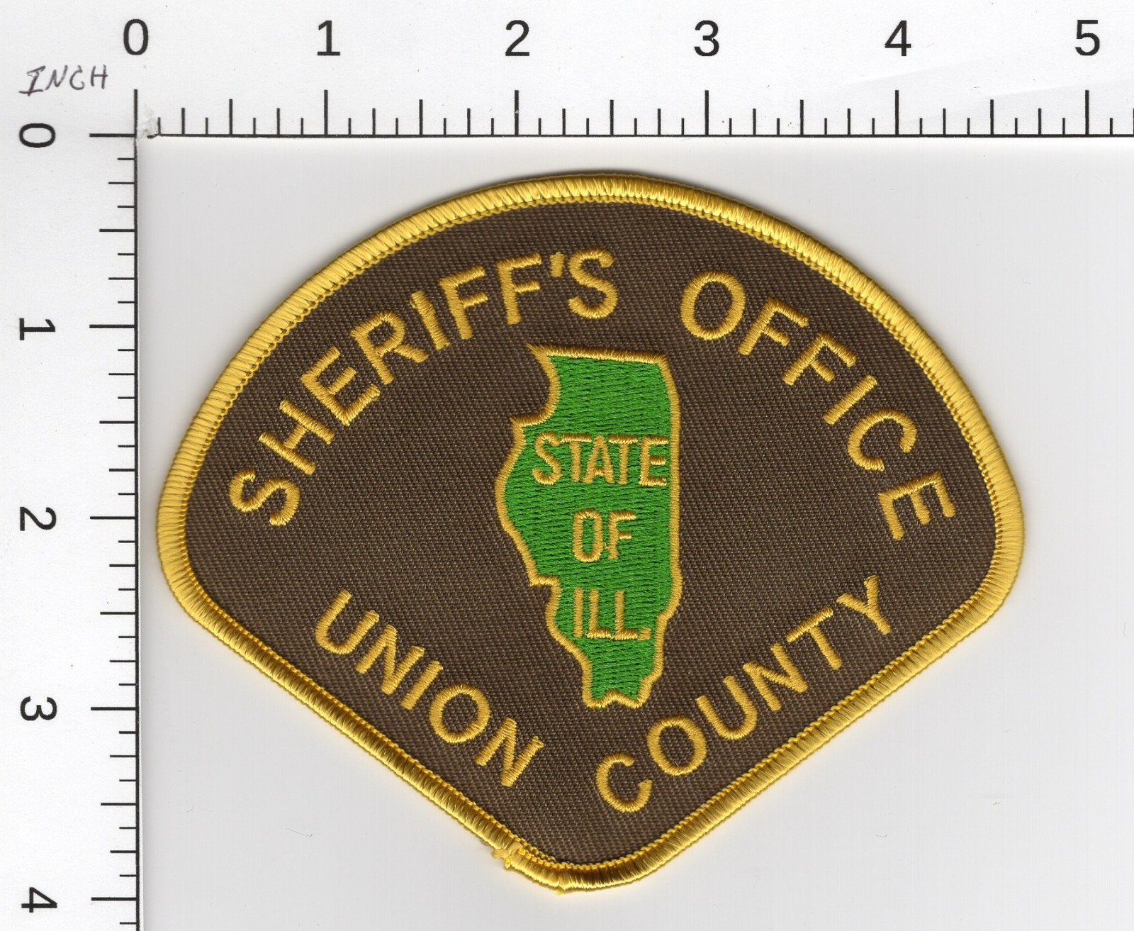 UNION COUNTY SHERIFF'S OFFICE ^^ ILLINOIS COLLECTIBLE POLICE SHERIFF PATCH