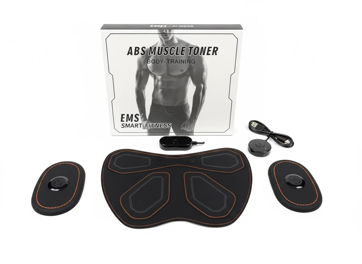 EMS Smart Fitness ABS Muscle Toner Body Training Gear Electric Muscle Stimulator