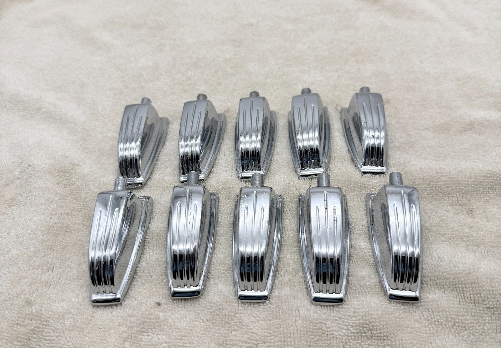 Vintage Ludwig 60's/70's Large Floor Tom Bass Drum Lugs