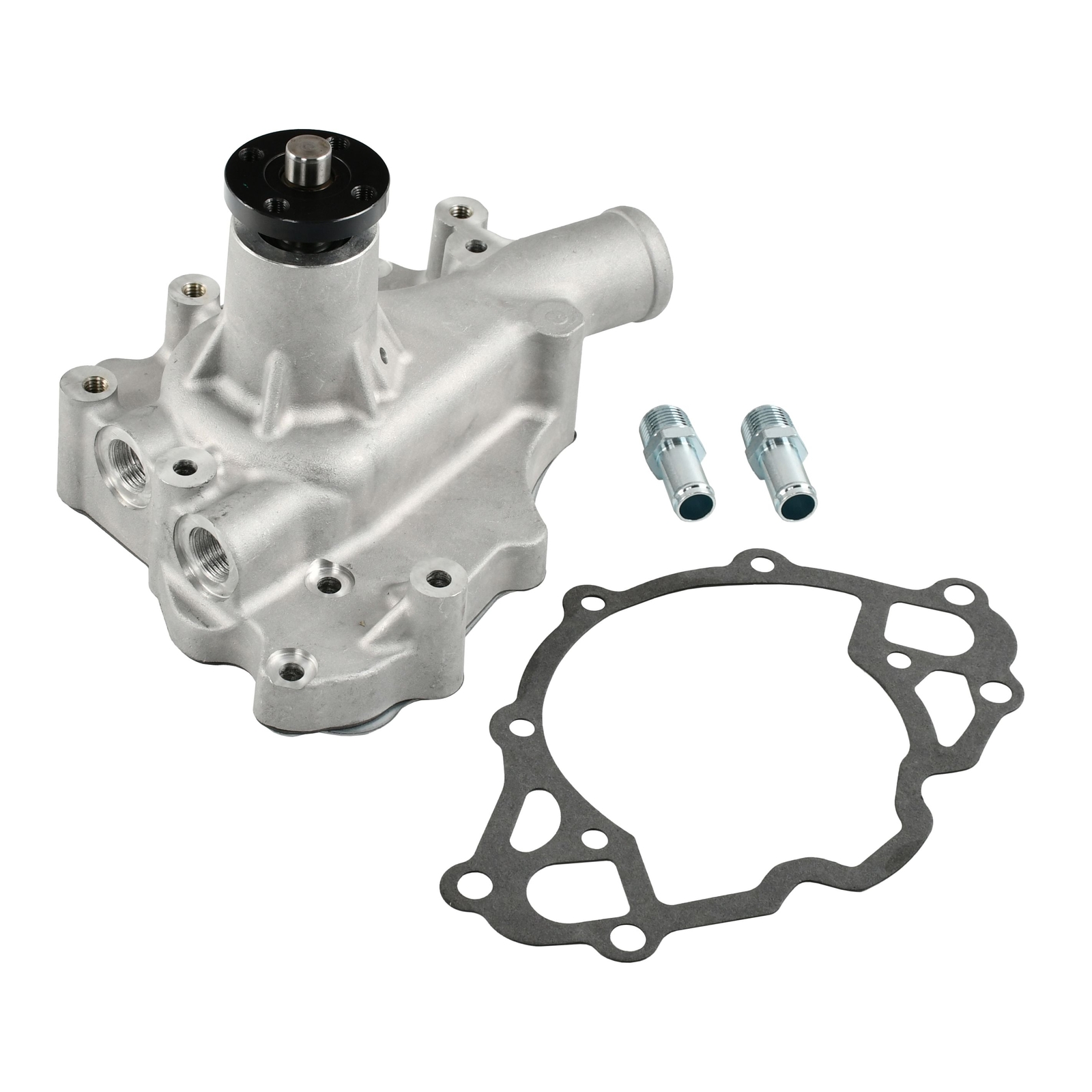 Aluminum High-Flow Water Pump Satin for Small Block Ford 289 302 351W
