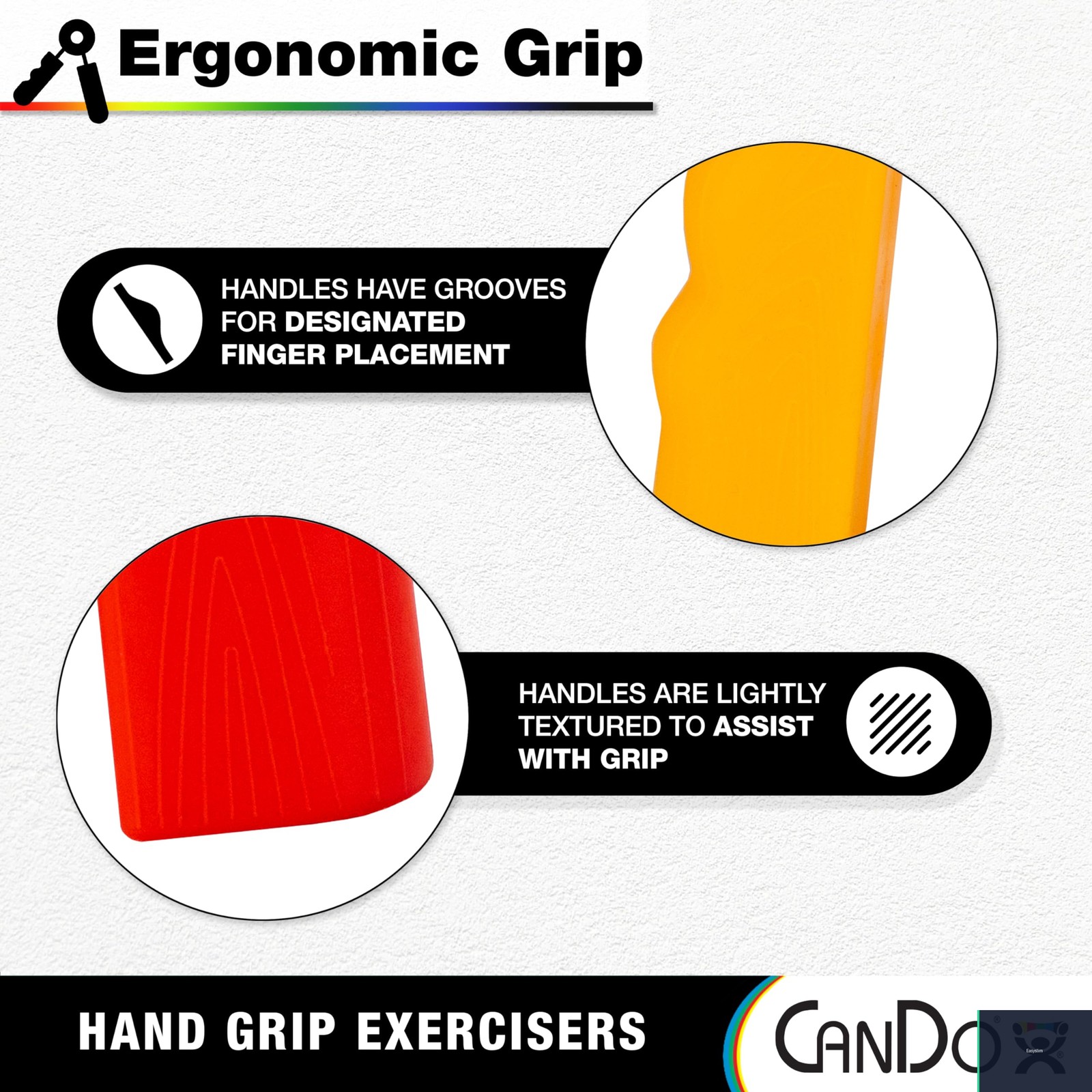 Hand Grip Exercisers Pair Green Medium 12 Pound Resistance Training