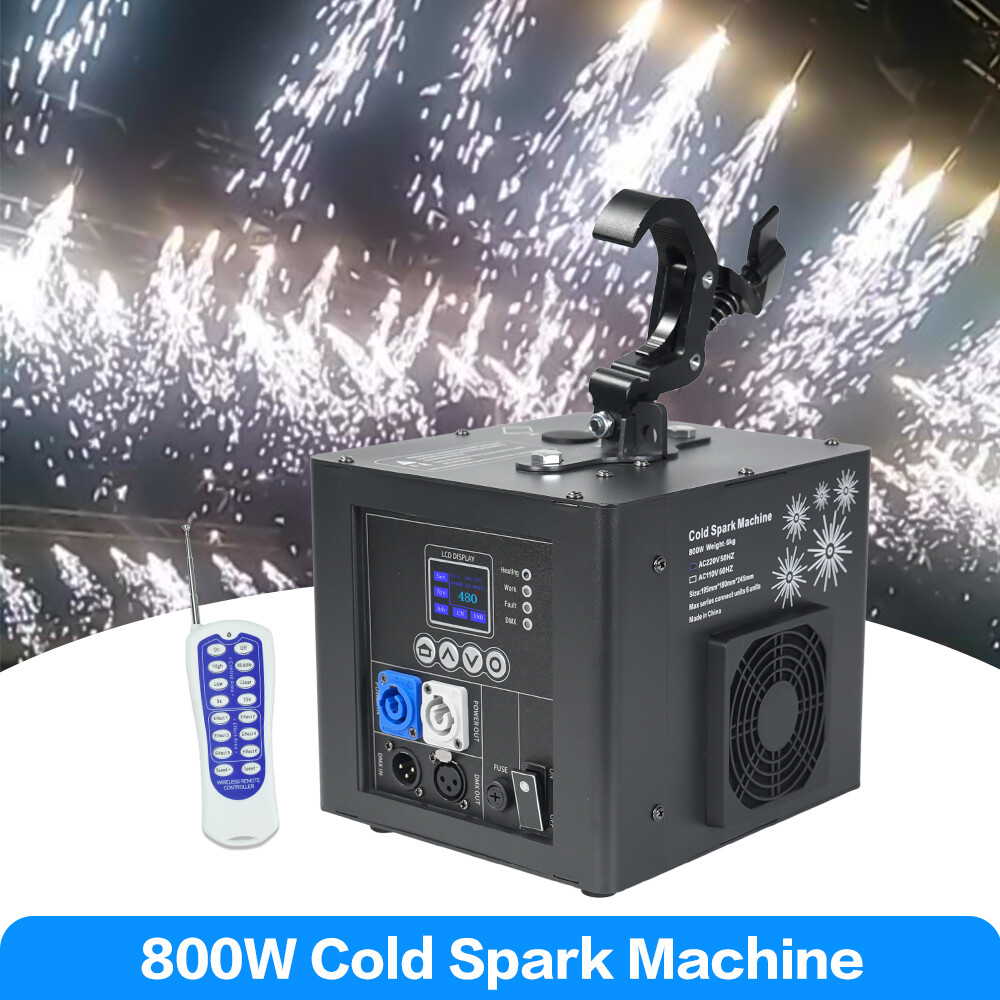 800W Waterfall Cold Spark Machine Hanging Stage Effect Wedding DJ Party