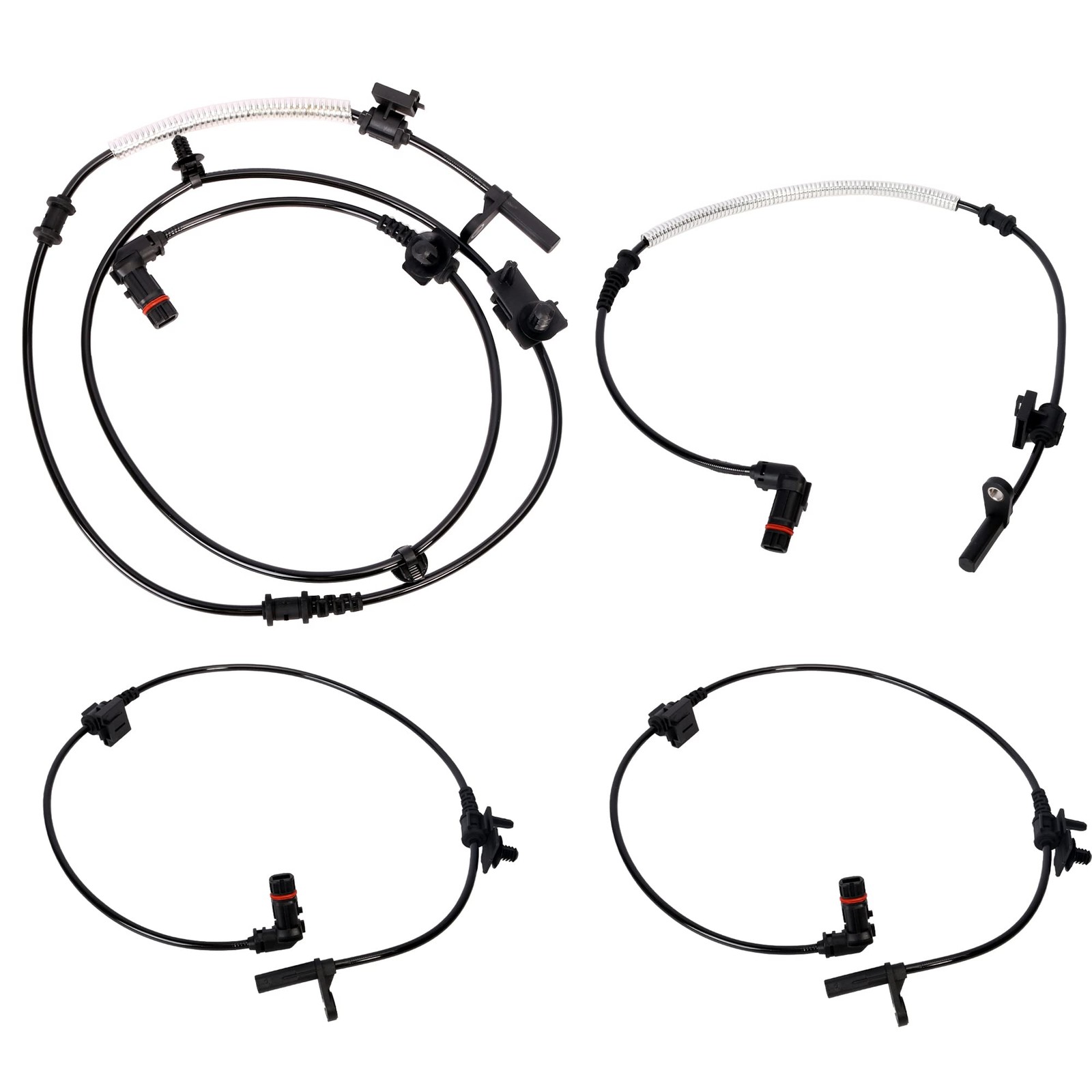 Front and Rear Left & Right ABS Wheel Speed Sensor 2 Pair, for Chrysler 300 2...