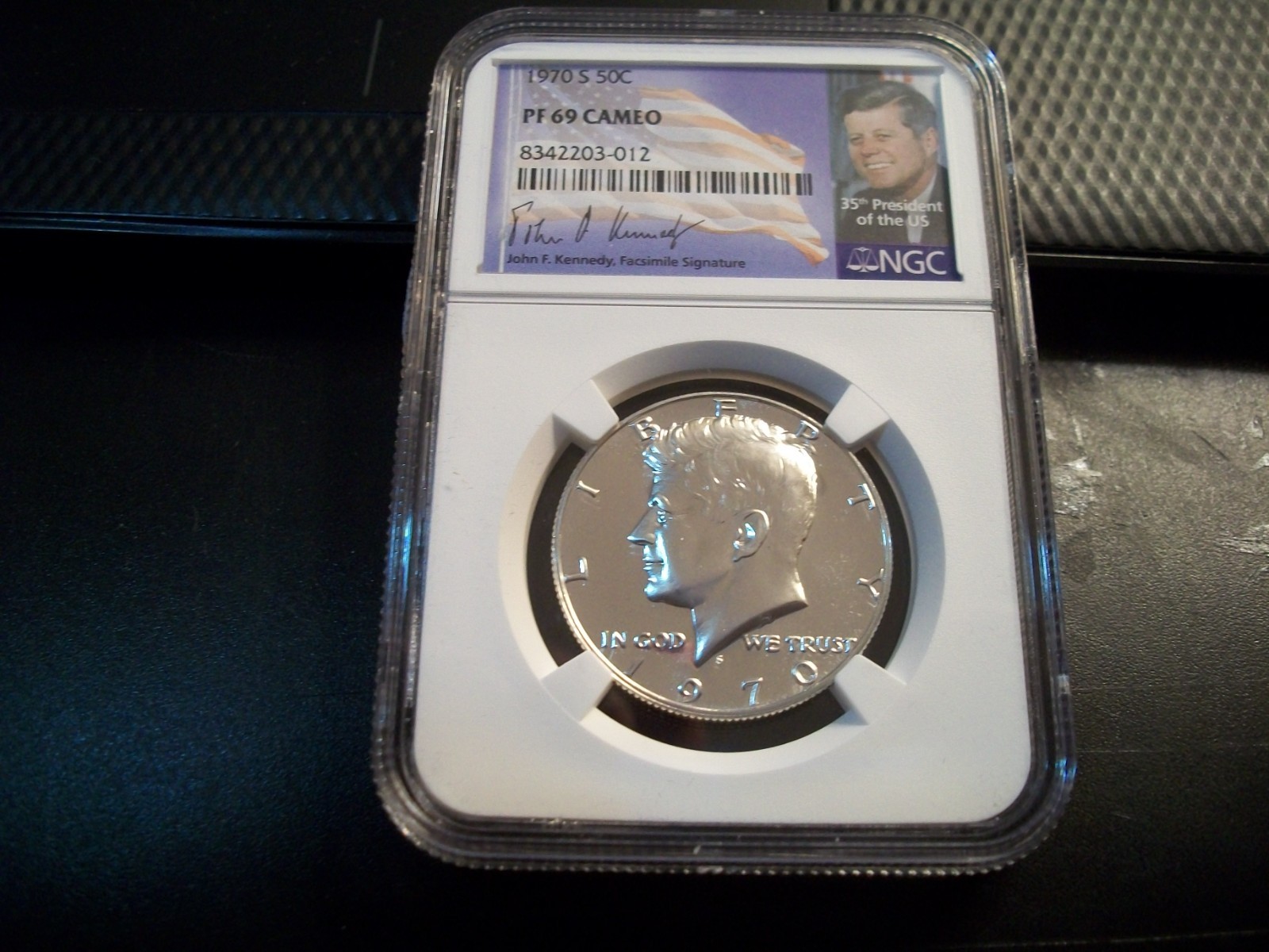 1970 S Kennedy Half Dollar PF69 CAMEO NGC CERTIFIED