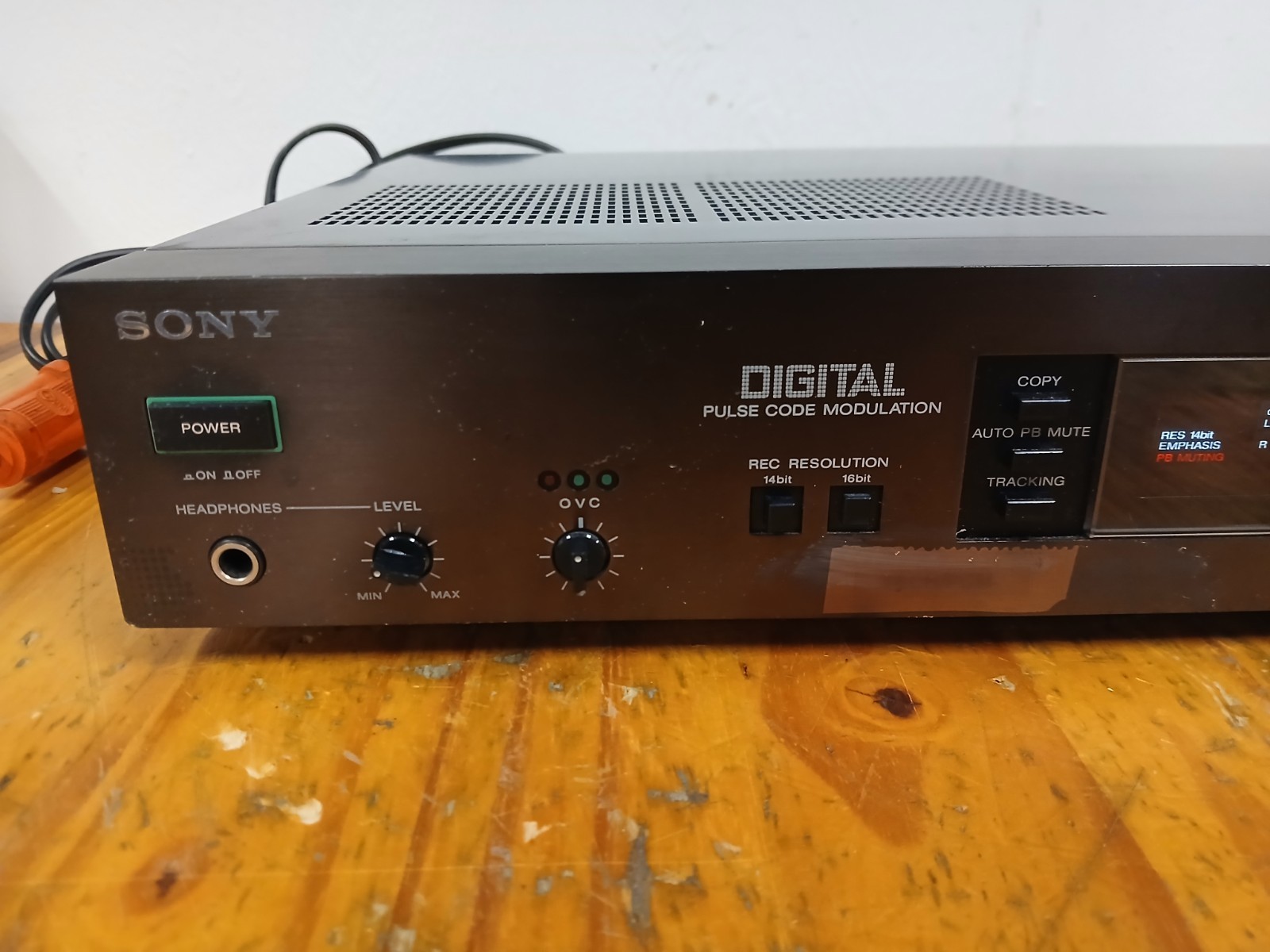 Sony PCM 501 ES Digital Audio Processor A to D