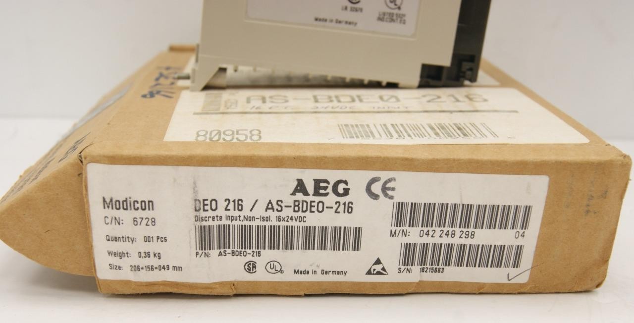 Schneider Modicon AEG DEO 216/AS-BDEO-216 Discrete Input Module **NEW**