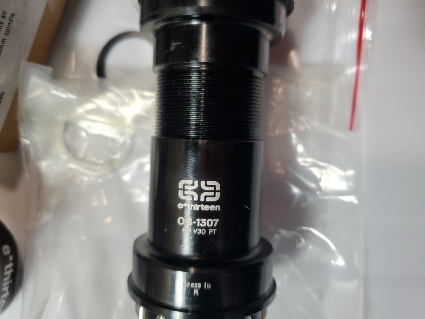e*thirteen PF30 ThreadFit Bottom Bracket Press Fit 24mm spindle 68mm-83mm shell