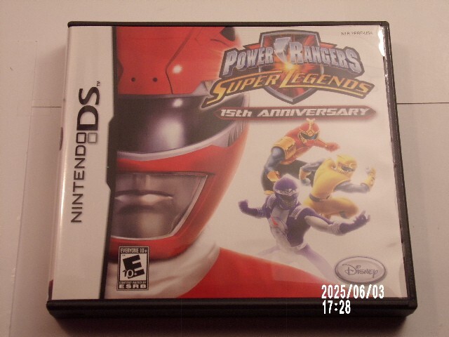 Power Rangers Super Legends - Nintendo DS / Case ONLY / No Game / Authentic USA