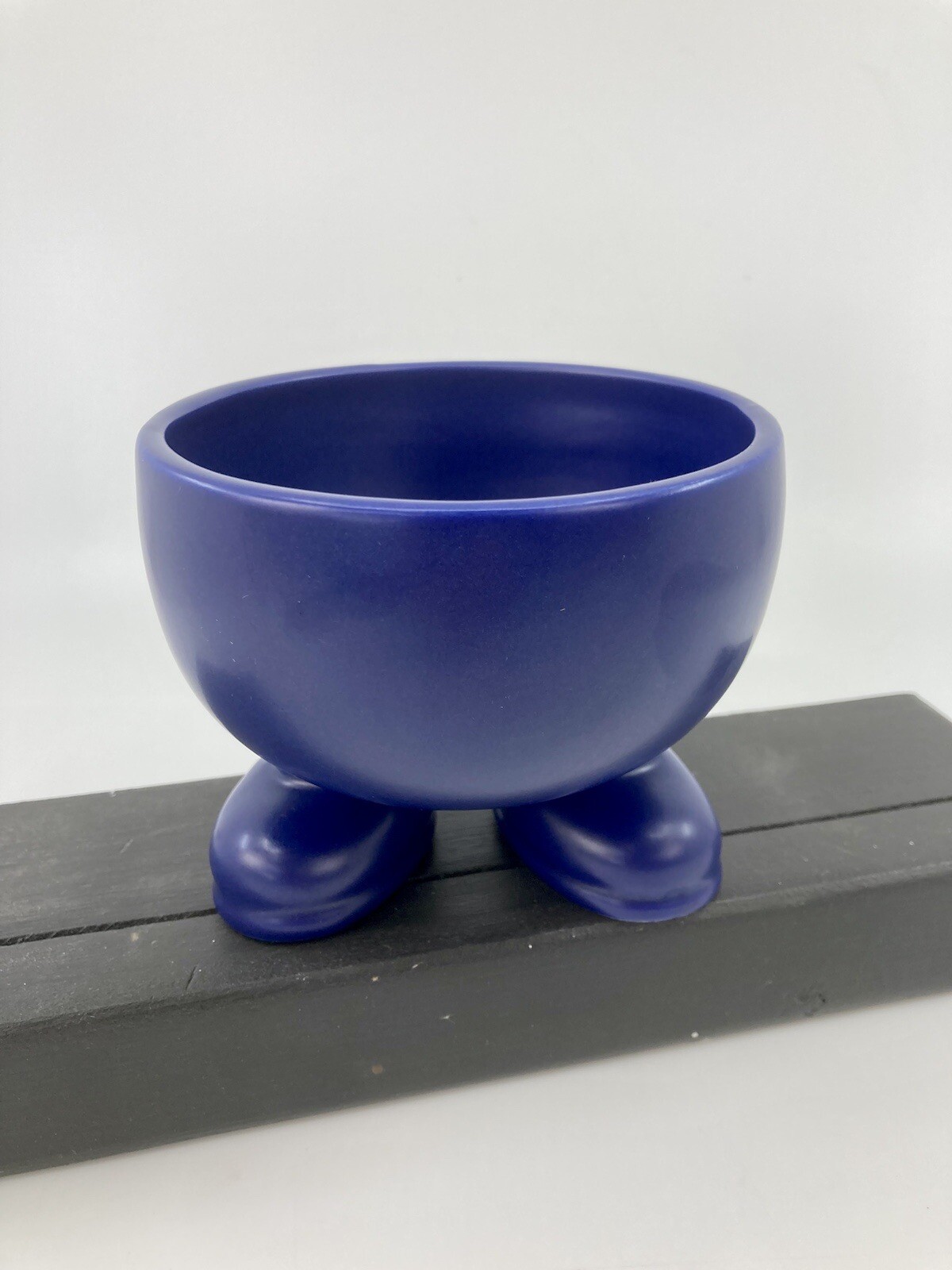 Cobalt Blue Trinket /Candy Dish/planter pot with feet