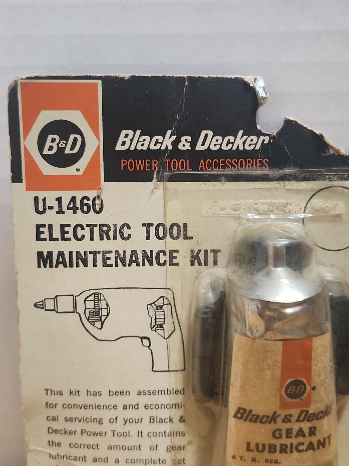 Vintage Black & Decker Electric Tool Maintenance Kit
