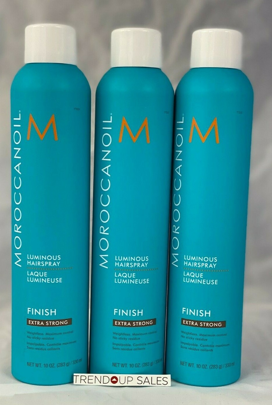 MoroccanOil Luminous Hairspray EXTRA Strong Hold 10  oz -PACK OF 3   GUARANTEED!