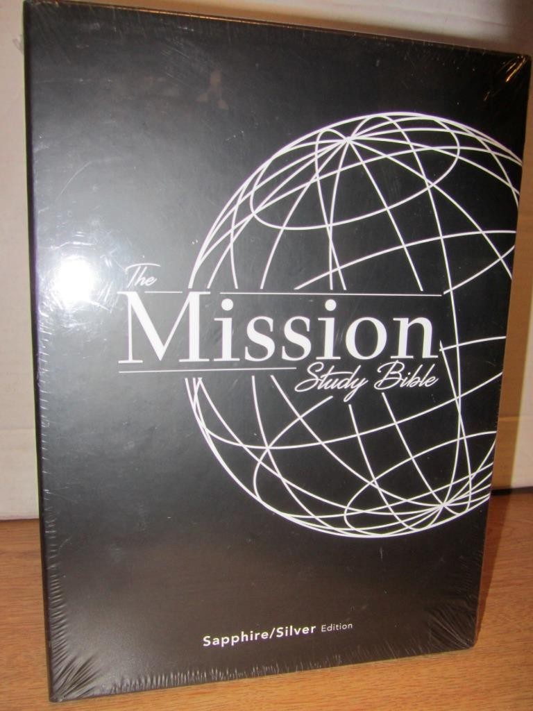 Brand new in sealed box KJV Mission Study Bible Sapphire/Silver Edition E.G.Whit