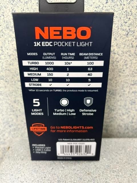 NEBO EDC POCKET LIGHT 1000