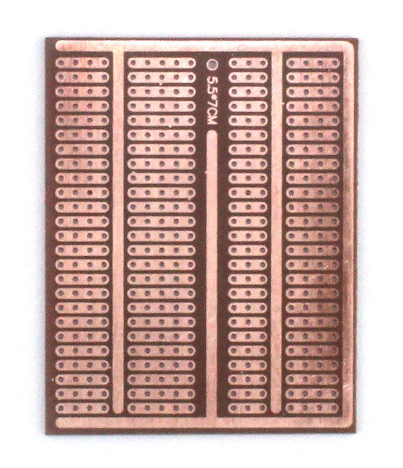 4pc Proto Perf Circuit Board PCB 3 4 5 Joint Holes w/ Busbar FR2 5.5x7cm