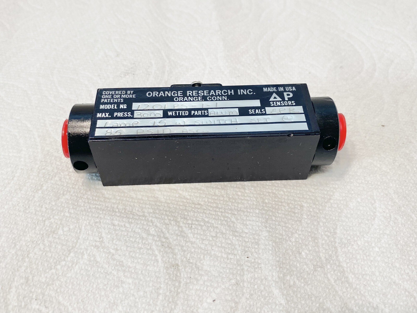 AP Sensors ORANGE RESEARCH 1201 PS-1-1 Pressure Switch