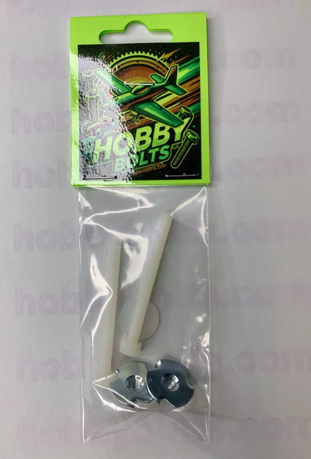 Hobby Bolts 10-32x2” Nylon Wing Mounting Kit Qty:1 Kit, Micro Fasteners RC Plane