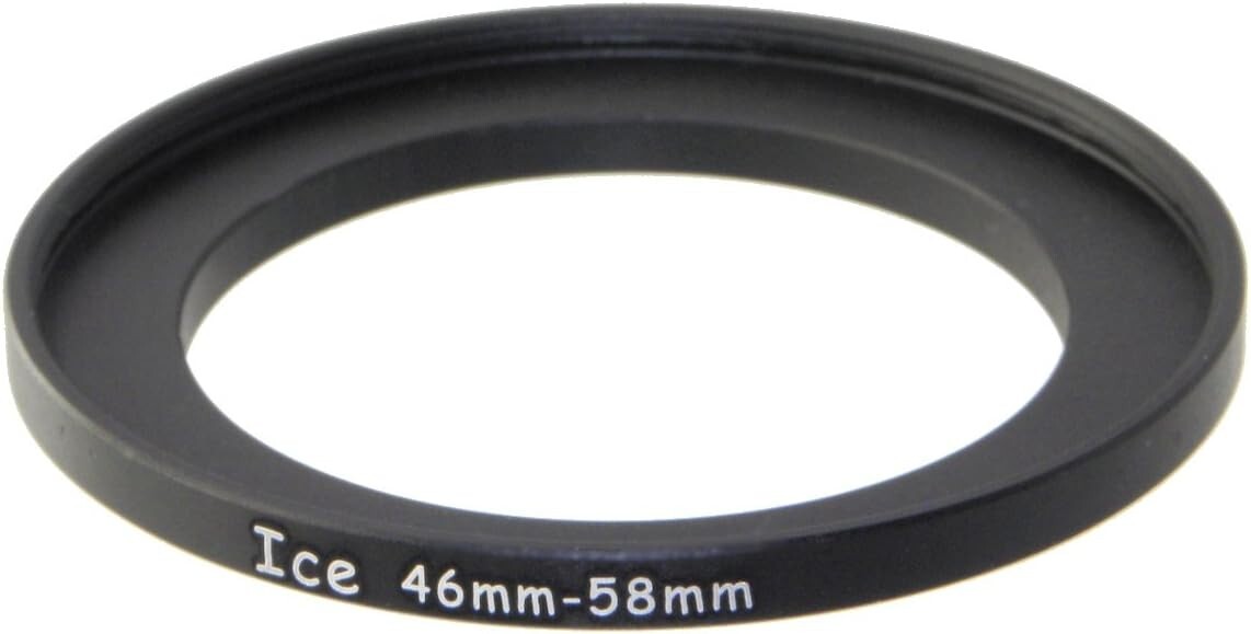 ICE 46mm to 58mm Step Up Ring Filter/Lens Adapter 46 Male 58 Female