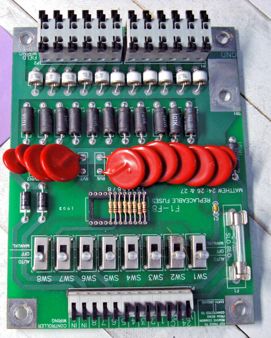 Motorola Irrigation Systems Lightning Board - CT-1134  (8) Stations